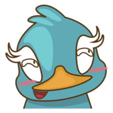 Burdz, the curious and funny bird sticker #537138