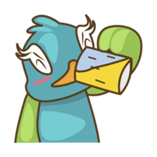 Burdz, the curious and funny bird sticker #537139
