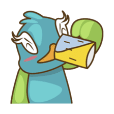 Burdz, the curious and funny bird sticker #537139