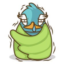 Burdz, the curious and funny bird sticker #537144