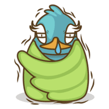 Burdz, the curious and funny bird sticker #537144