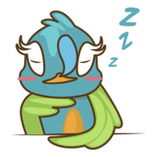 Burdz, the curious and funny bird sticker #537147