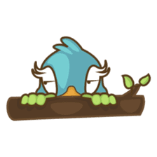 Burdz, the curious and funny bird sticker #537148