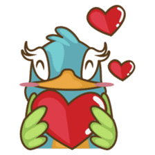 Burdz, the curious and funny bird sticker #537151