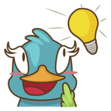 Burdz, the curious and funny bird sticker #537153