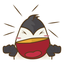 Lulu, the funny penguin sticker #537514
