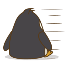 Lulu, the funny penguin sticker #537517