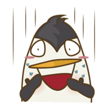 Lulu, the funny penguin sticker #537518