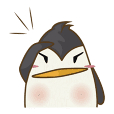Lulu, the funny penguin sticker #537519