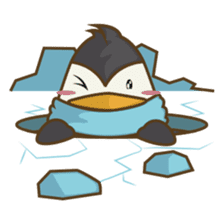 Lulu, the funny penguin sticker #537520