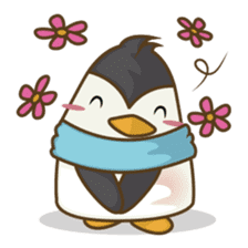 Lulu, the funny penguin sticker #537522