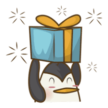 Lulu, the funny penguin sticker #537523