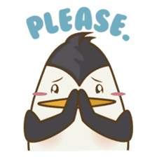 Lulu, the funny penguin sticker #537525