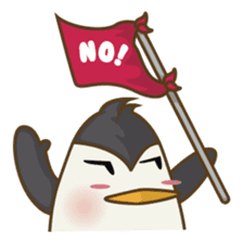 Lulu, the funny penguin sticker #537526