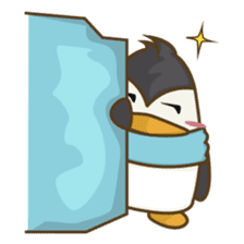 Lulu, the funny penguin sticker #537529