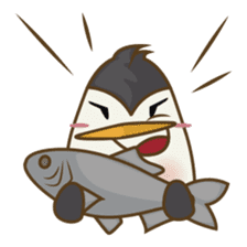 Lulu, the funny penguin sticker #537530