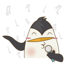 Lulu, the funny penguin sticker #537531