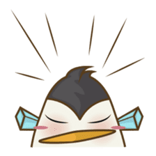 Lulu, the funny penguin sticker #537534