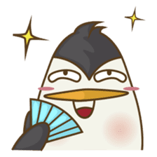 Lulu, the funny penguin sticker #537537