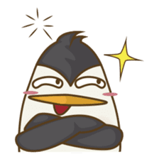 Lulu, the funny penguin sticker #537538
