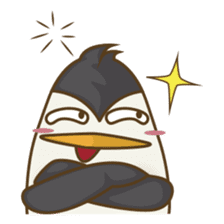 Lulu, the funny penguin sticker #537538
