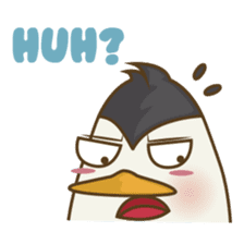 Lulu, the funny penguin sticker #537540
