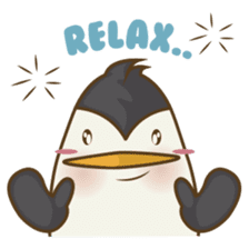Lulu, the funny penguin sticker #537543