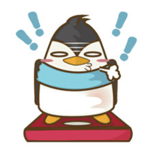 Lulu, the funny penguin sticker #537544