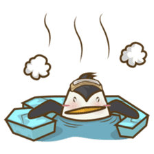 Lulu, the funny penguin sticker #537547