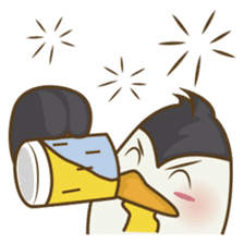 Lulu, the funny penguin sticker #537548