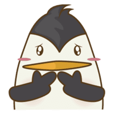 Lulu, the funny penguin sticker #537552