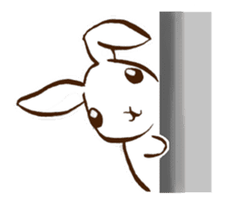 Moon's Rabbit sticker #538093