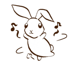 Moon's Rabbit sticker #538108