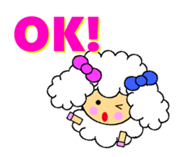 Cute Sheep sticker #538514