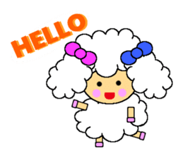 Cute Sheep sticker #538520