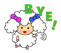 Cute Sheep sticker #538521