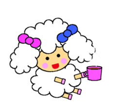 Cute Sheep sticker #538522