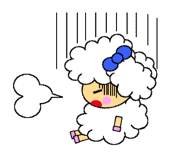 Cute Sheep sticker #538526