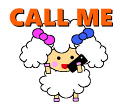 Cute Sheep sticker #538532
