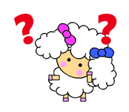 Cute Sheep sticker #538535