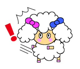 Cute Sheep sticker #538536