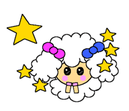Cute Sheep sticker #538537
