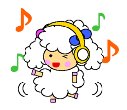 Cute Sheep sticker #538539