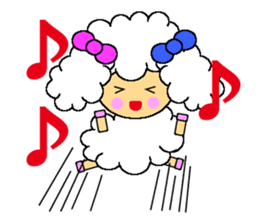 Cute Sheep sticker #538542