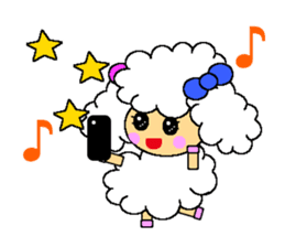 Cute Sheep sticker #538545