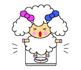 Cute Sheep sticker #538548