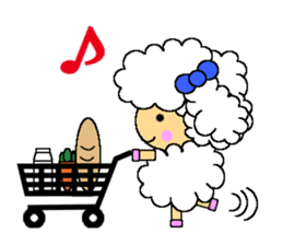 Cute Sheep sticker #538551