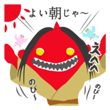 Japanese monster stamp sticker #538607