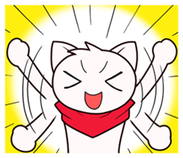 Stamp of scarf cat. sticker #538675