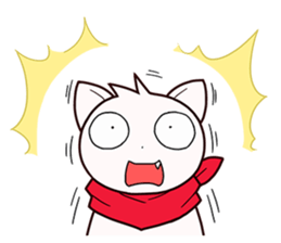 Stamp of scarf cat. sticker #538676